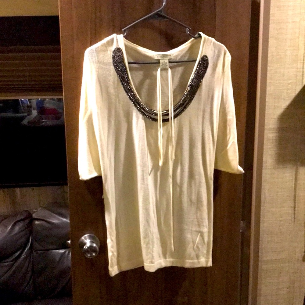 Intricate bead work blouse